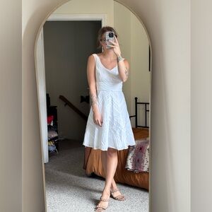 White House Black Market White Dress